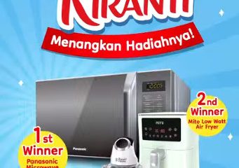 Lomba Kreasi Resep Kiranti Berhadiah Microwave, Air Fryer & Chopper