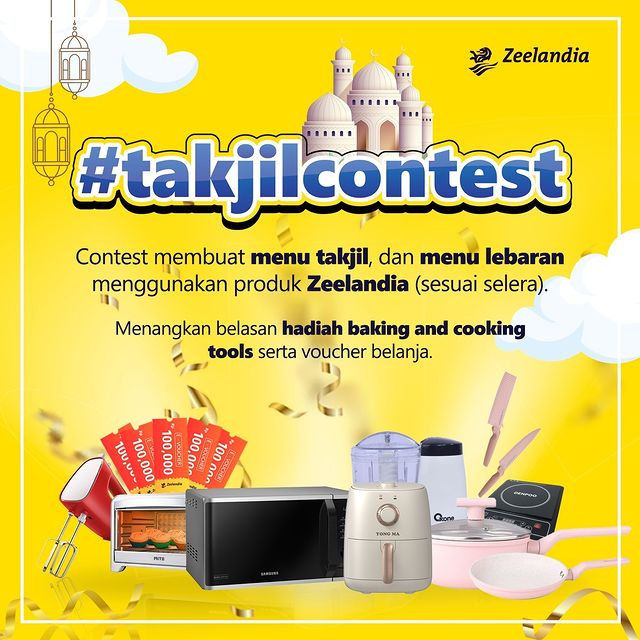 Lomba Kreasi Takjil Zeelandia Berhadiah Air Fryer, Oven, Mixer, dll