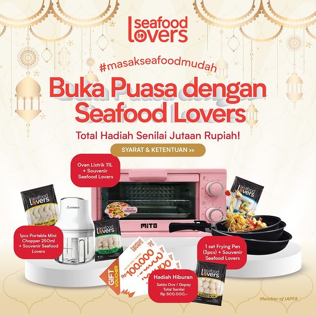 Lomba Masak Seafood Mudah Berhadiah Oven Mito, Chopper, dll