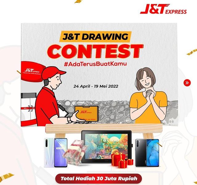 Lomba Menggambar J&T Express Berhadiah Total 30 Juta Rupiah