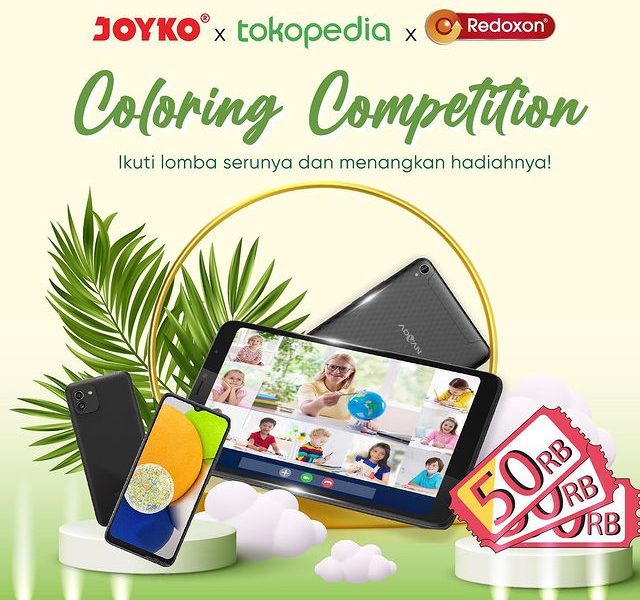 Lomba Mewarnai Joyko Berhadiah Samsung A03, Tablet & Produk