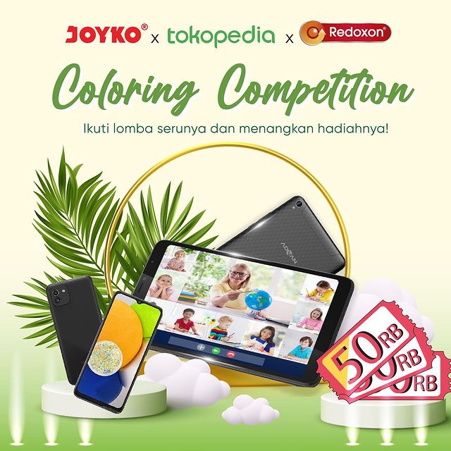 Lomba Mewarnai Joyko Berhadiah Samsung A03, Tablet & Produk