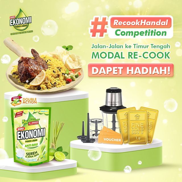 Lomba Recook Nasi Biryani Ayam Berhadiah Emas, Chopper & Voucher