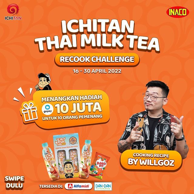 Lomba Recook Thai Milk Tea Pudding Berhadiah Gopay Total 10 Juta