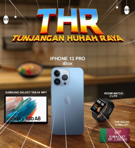 Lomba Reels THR Selera Pedas Berhadiah iPhone 13 Pro, Tablet, dll