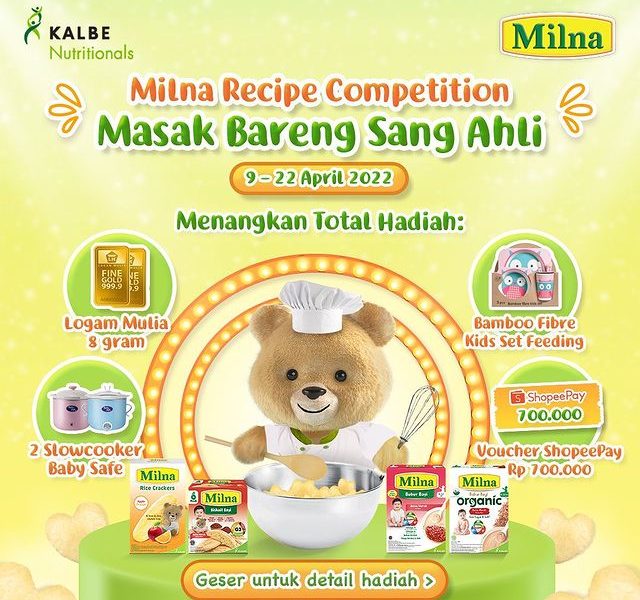 Lomba Resep Milna Berhadiah Emas, Slowcooker, Feeding Set & Voucher