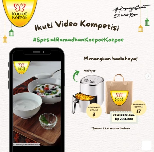 Lomba Video Kreasi Ramadhan Berhadiah Air Fryer & Voucher