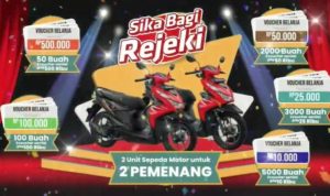 Promo Sika Bagi Rejeki Berhadiah 2 Motor & Voucher Belanja