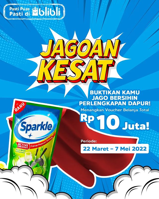 Sparkle Jagoan Kesat Challenge Berhadiah Voucher Belanja Total 10 Juta