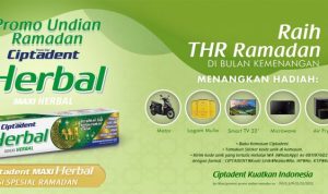 Undian Ciptadent Maxi Herbal 2022 Berhadiah 5 Motor, Emas, TV, dll