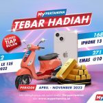 Undian Pertamina Tebar Hadiah 52 Motor Vespa, 168 iPhone 13, dll