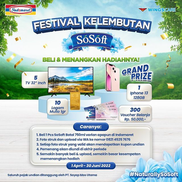 Undian SoSoft Festival Kelembutan Indomaret