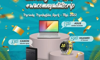 Undian Wacom Datascrip Berhadiah Laptop ASUS K513EA, GT Runner, dll