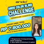 Ando Color Blind Filter Challenge Hadiah Uang Total 7,8 Juta