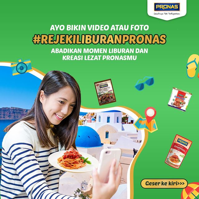 Challenge Rejeki Liburan Pronas Berhadiah Voucher Belanja Jutaan Rupiah