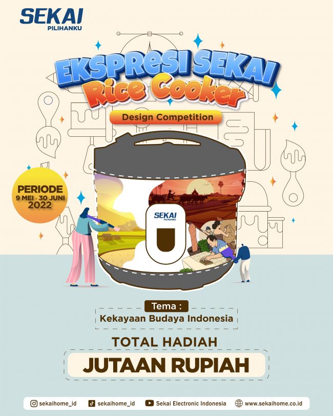 Lomba Desain Rice Cooker Sekai Berhadiah Jutaan Rupiah