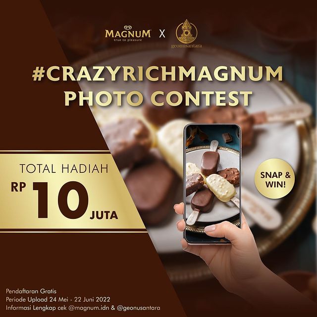 Lomba Foto Crazy Rich Magnum Berhadiah Total 10 Juta Rupiah