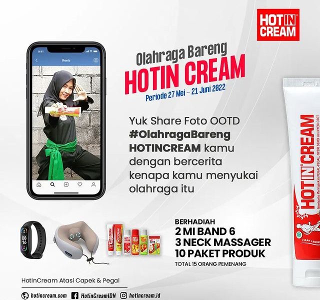 Lomba Foto Olahraga Bareng Hotin Berhadiah Mi Band 6 dan lainnya