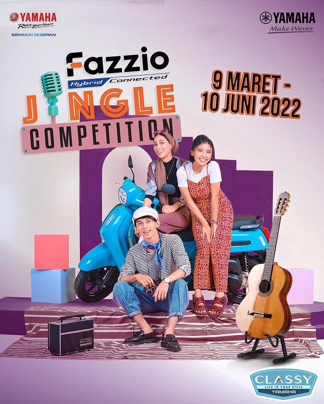 Lomba Jingle Fazzio Berhadiah Uang, Motor & Alat Musik Yamaha