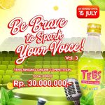 Lomba Menyanyi Be Brave to Spark Your Voice Berhadiah Total 30 Juta Diperpanjang