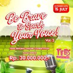 Lomba Menyanyi Be Brave to Spark Your Voice Berhadiah Total 30 Juta Diperpanjang