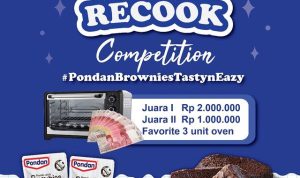 Lomba Recook Pondan Brownies Berhadiah Total Jutaan Rupiah