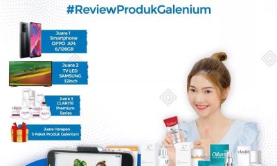 Lomba Review Produk Galenium Berhadiah OPPO A74, TV LED, dll