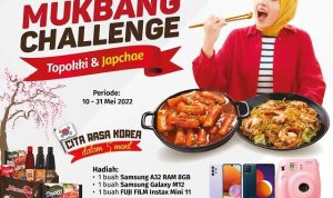 Lomba Video Mukbang Topokki & Japchae Berhadiah HP & Kamera