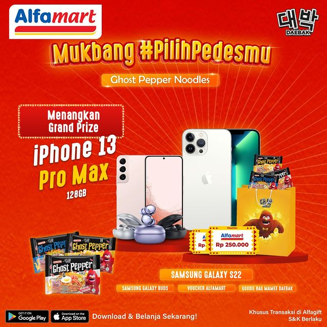 Lomba Video Pilih Pedesmu Berhadiah Grand Prize iPhone 13 Pro Max