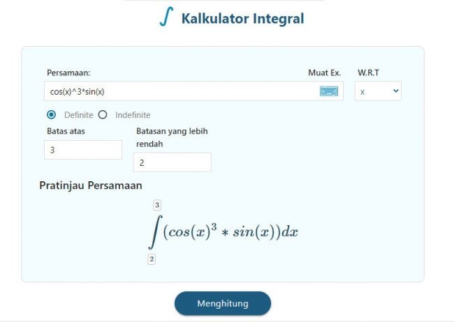 kalkulator integral