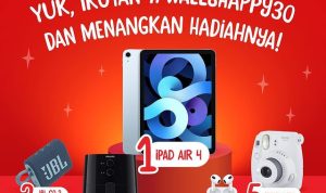 Kontes Foto Wall's Happy 30 Berhadiah iPad Air 4, Air Fryer, Kamera, dll