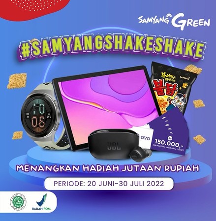 Kontes Video Samyang Shake Shake Berhadiah Total Jutaan Rupiah