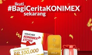 Kuis Bagi Cerita KONIMEX Berhadiah Emas Antam, Saldo & Voucher