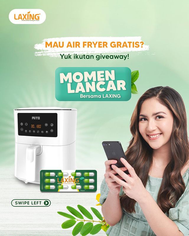 Kuis Momen Lancar Bersama Laxing Berhadiah Air Fryer Gratis