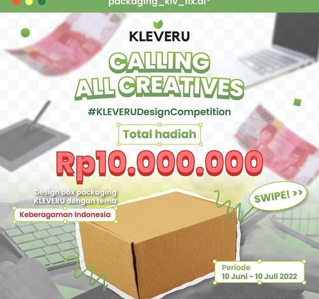Lomba Desain Box Packaging Kleveru Berhadiah Total 10 Juta