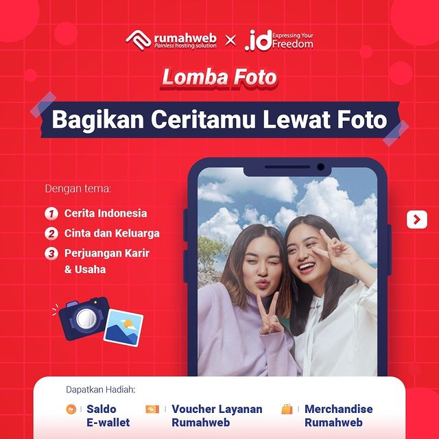 Lomba Foto Rumahweb x PANDI Berhadiah E-Wallet Jutaan Rupiah