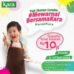 Lomba Mewarnai Bersama Kara Berhadiah Total 10 Juta Rupiah