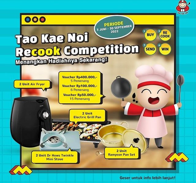 Lomba Recook Tao Kae Noi Berhadiah Alat Dapur Total Jutaan Rupiah