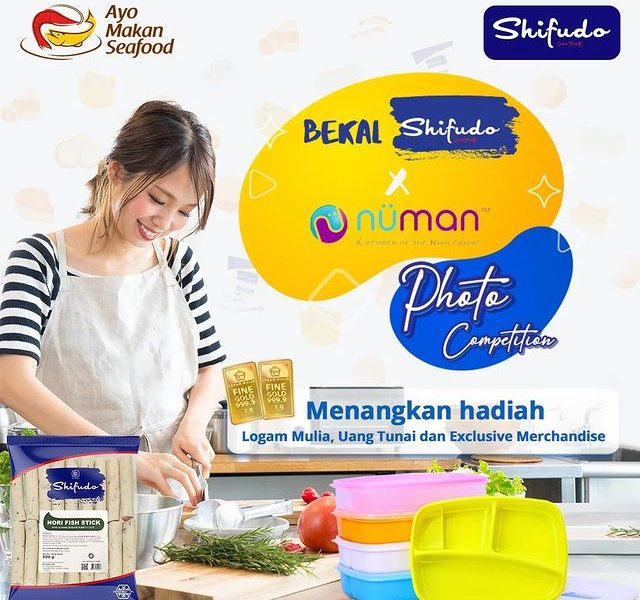 Lomba Resep Bekal Shifudo Berhadiah Logam mulia, Saldo & Merch