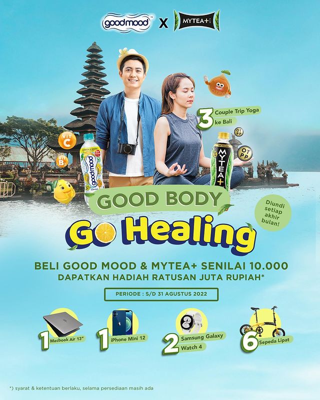 Undian Good Mood x MyTea+ Berhadiah Trip ke Bali, Macbook Air, dll