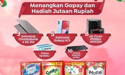 Undian Rinso Korean Strawberry Berhadiah 3 Laptop, HP, Air Fryer, dll
