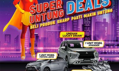 Undian SHARP Super Untung Deals Berhadiah Mobil, Motor, Laptop, dll