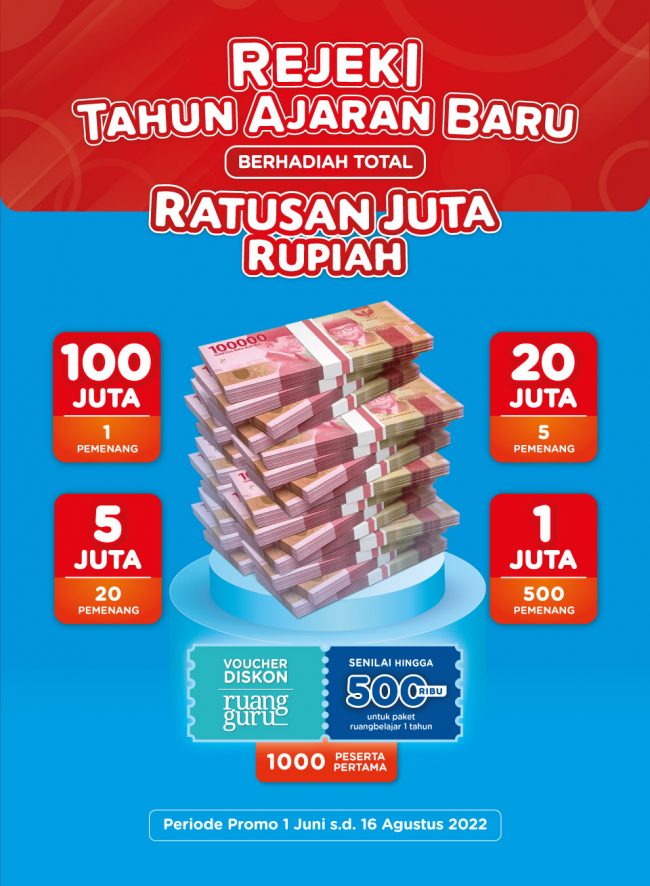 Undian SiDU Rejeki Tahun Ajaran Baru Berhadiah Uang Ratusan Juta