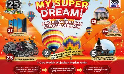 Undian Super Indo My Super Dream Berhadiah Paket Liburan, 25 Motor, dll