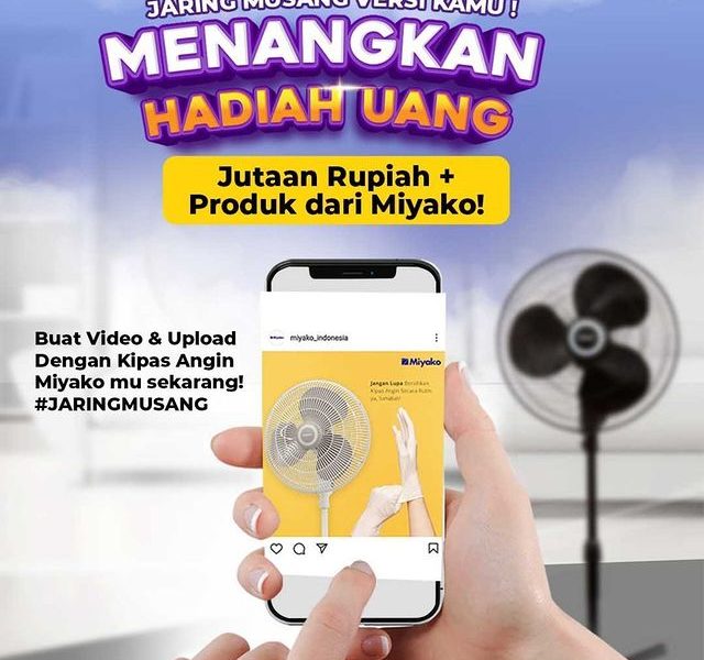 Challenge Jaring Musang Berhadiah Produk Miyako & Uang Jutaan Rupiah