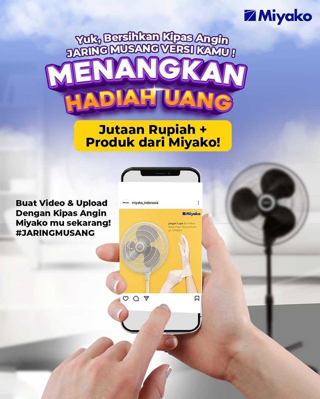 Challenge Jaring Musang Berhadiah Produk Miyako & Uang Jutaan Rupiah