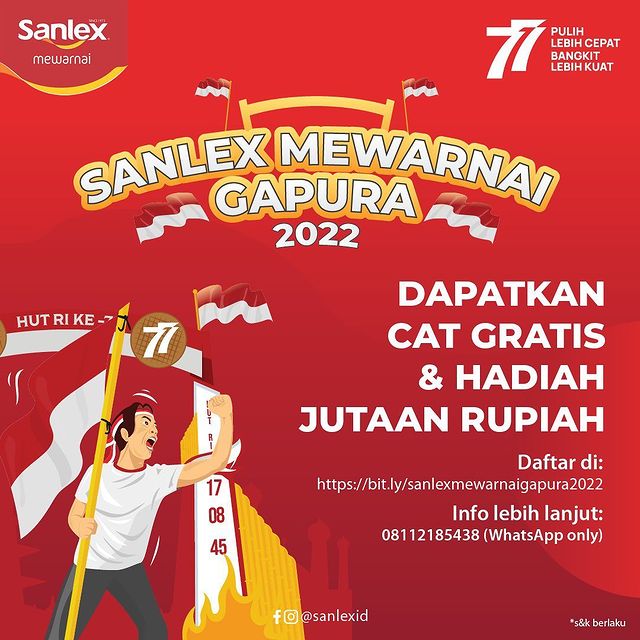 Daftarkan Foto Gapuramu, Dapatkan 2 Galon Cat & Hadiah Jutaan Rupiah