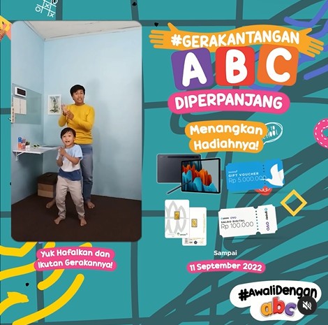 Kontes Video Gerakan Tangan ABC Berhadiah Total Puluhan Juta Diperpanjang