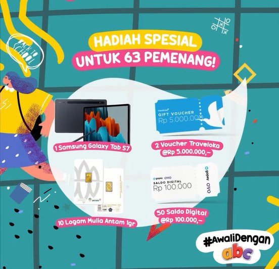 Kontes Video Gerakan Tangan ABC Berhadiah Total Puluhan Juta