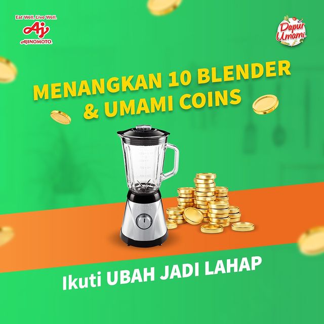 Kuis Tanya NutriExpert Berhadiah 10 Blender & Umami Coins